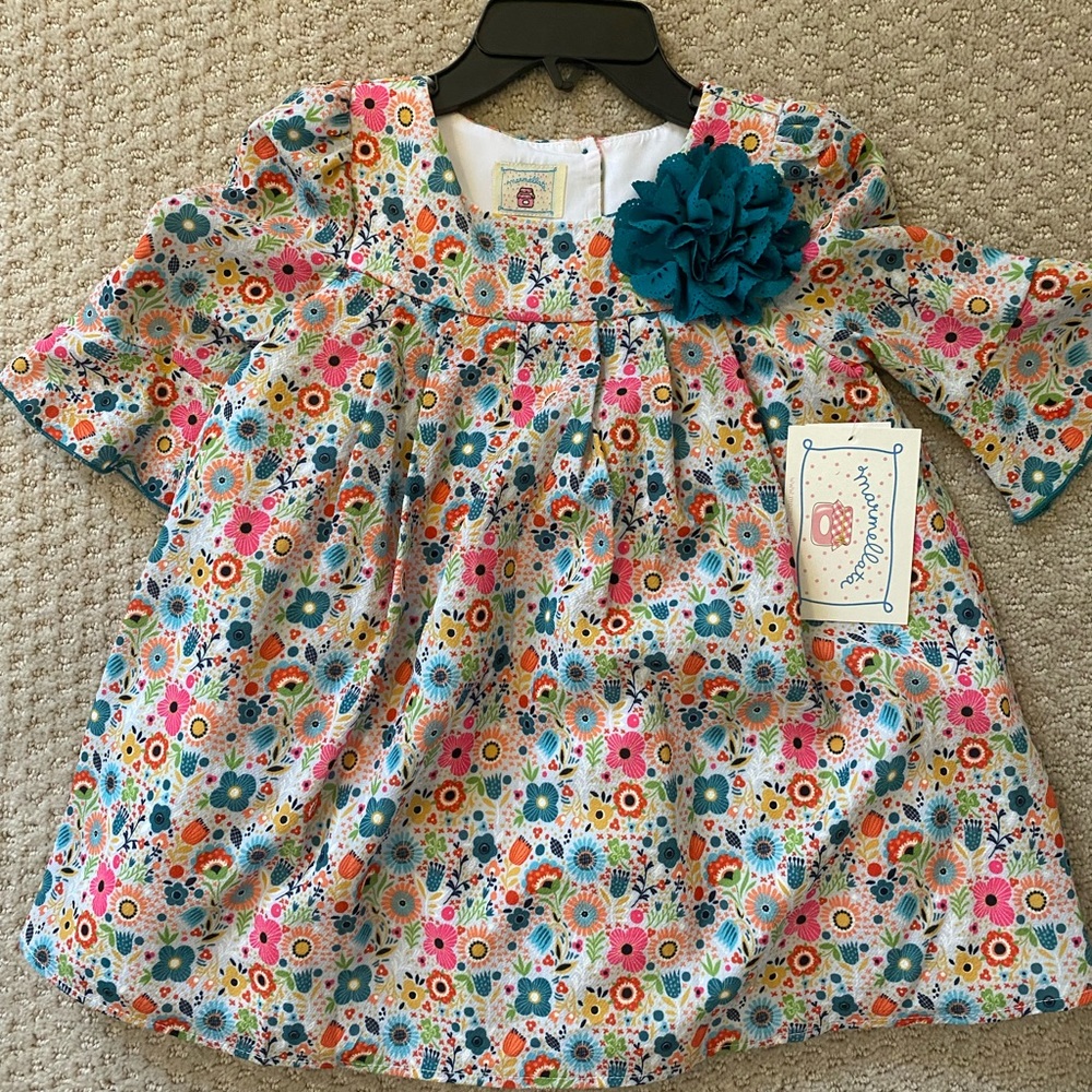 NWT Nannette Girls Floral Dress- size 2T
